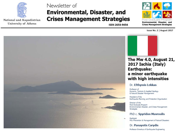 EDCM Newsletter #2 - Ischia EQ, 21.08.2017