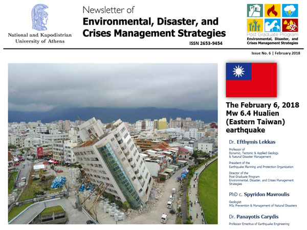 EDCM Newsletter #6 - Taiwan EQ, 06.02.2018