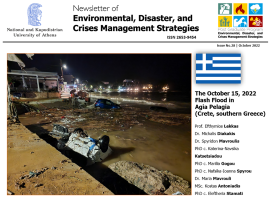 Newsletter #28 - The October 15, 2022 Flash Flood in Agia Pelagia (Crete, southern Greece)